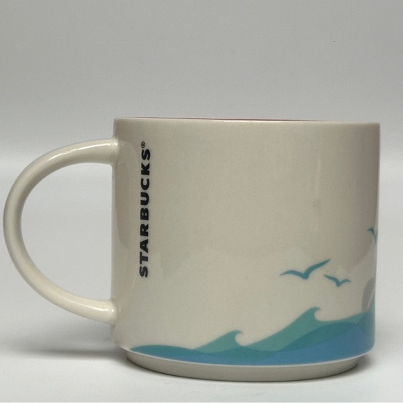 Starbucks You Are Here San Francisco Mug Red Interior 14 oz - Picture 5 of 8